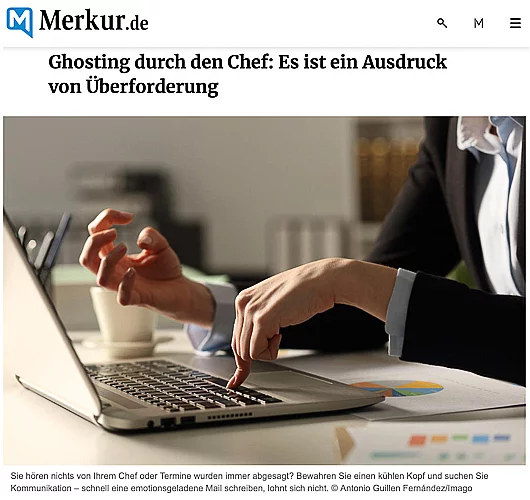 Ghosting vom Chef Ghosting vom Chef: Sie werden bei der Arbeit ignoriert? Finden Sie heraus, ob Sie das Problem sind