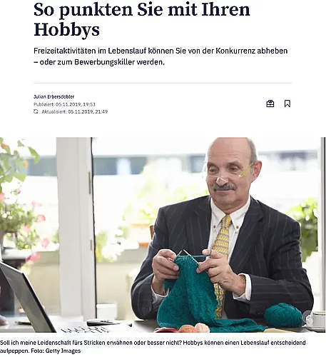 So punkten Sie im Job mit Ihren Hobbys So punkten Sie im Job mit Ihren Hobbys