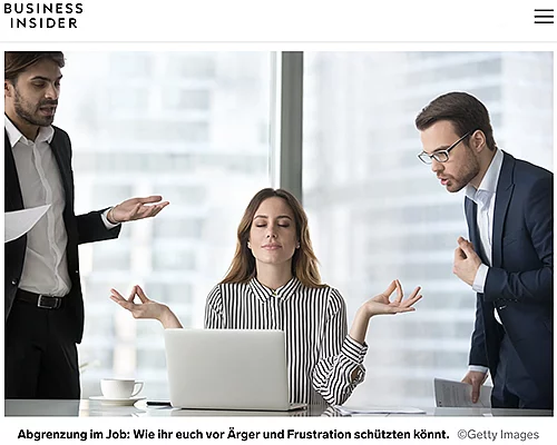 ÄRGER MIT KOLLEGEN ODER CHEFS: SO BLEIBT IHR GELASSEN ÄRGER MIT KOLLEGEN ODER CHEFS: SO BLEIBT IHR GELASSEN