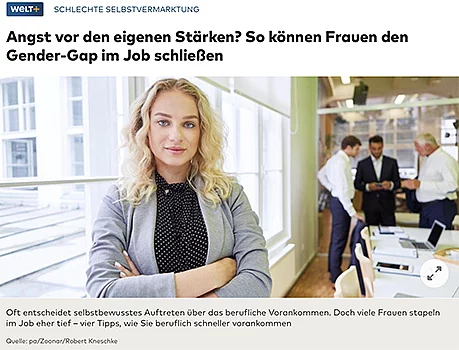 Angst vor den eigenen Stärken? So können Frauen den Gender-Gap im Job schließen Angst vor den eigenen Stärken? So können Frauen den Gender-Gap im Job schließen